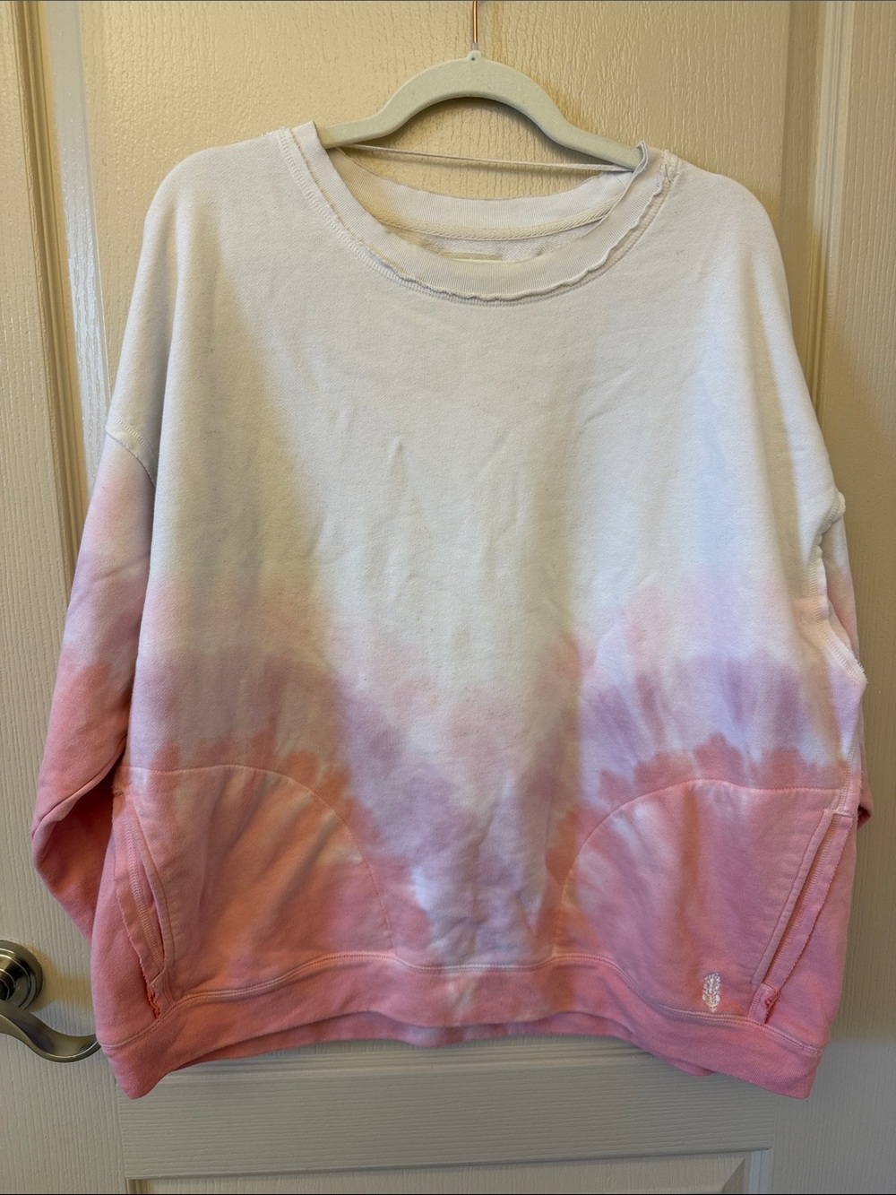 FP Movement Tie-Dye Pullover Sweatshirt - Pink Ombre